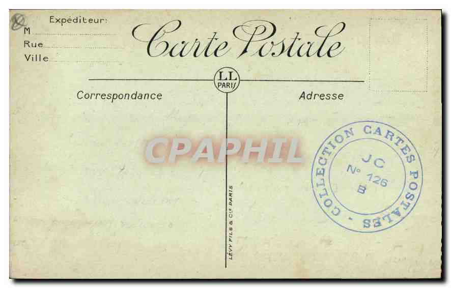 CPA Marseille Rue de la Republique  — Verso