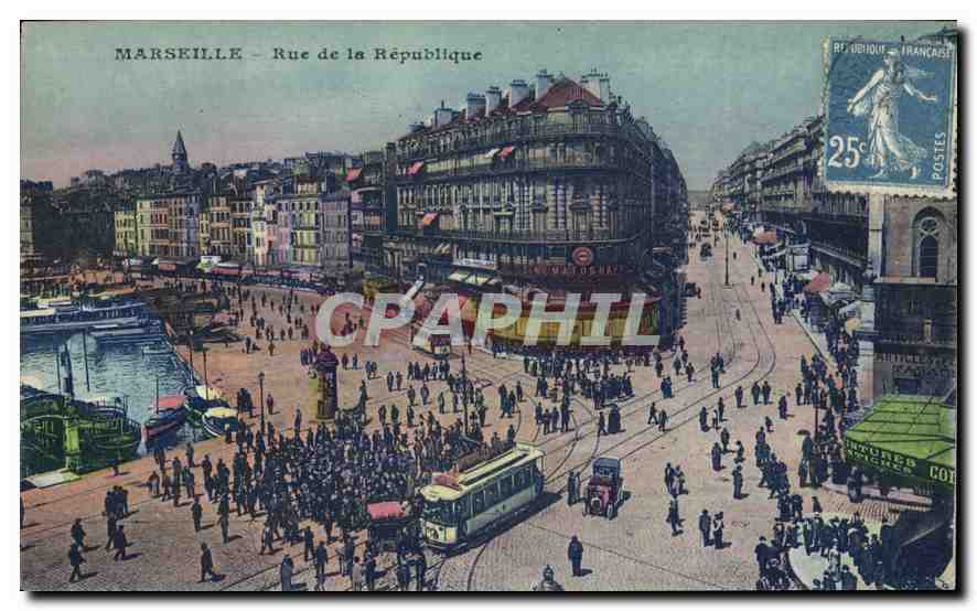 CPA Marseille Rue de la Republique 