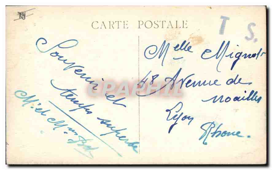 CPA Marseille Rue de la Republique  — Verso