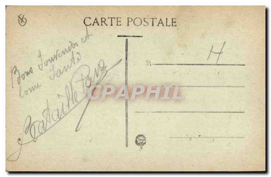CPA Marseille Rue de la Republique  — Rückseite