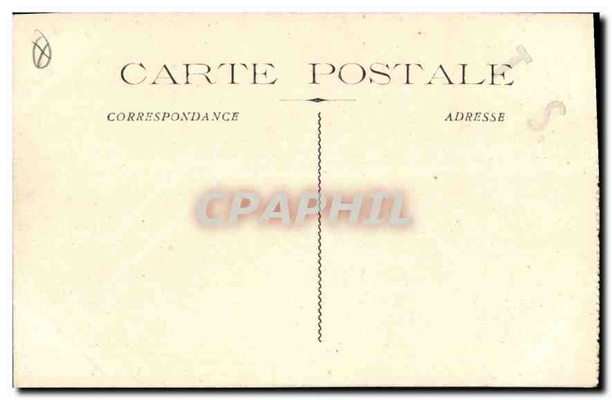 CPA Marseille Le Quai du Port et Rue de la Republique  — Verso