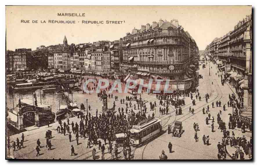CPA Marseille Rue de la Republique 