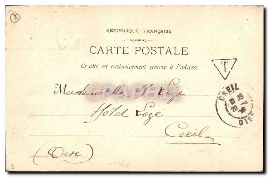CPA Marseille La Rue de la Republique  — Rückseite