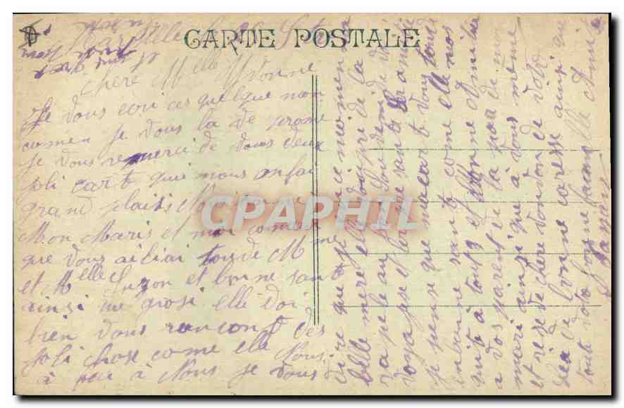 CPA Marseille Rue de la Republique  — Rückseite