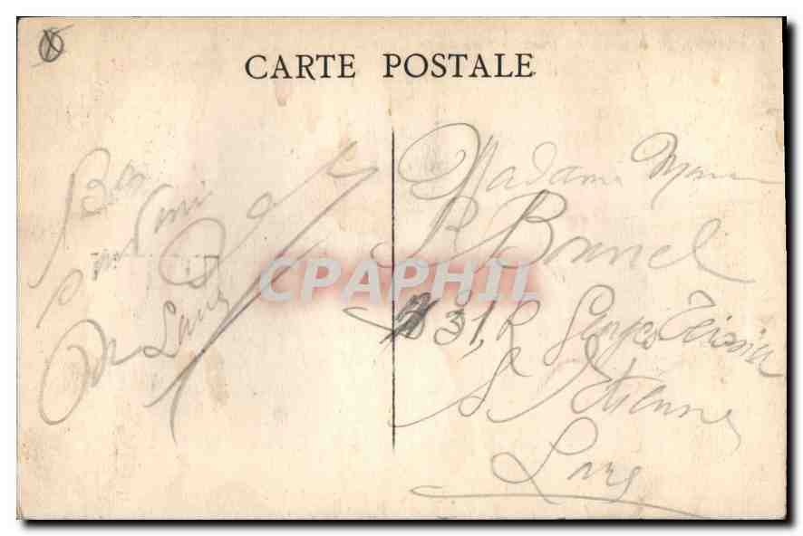 CPA Marseille Quai du Port et Rue de la Republique  — Verso
