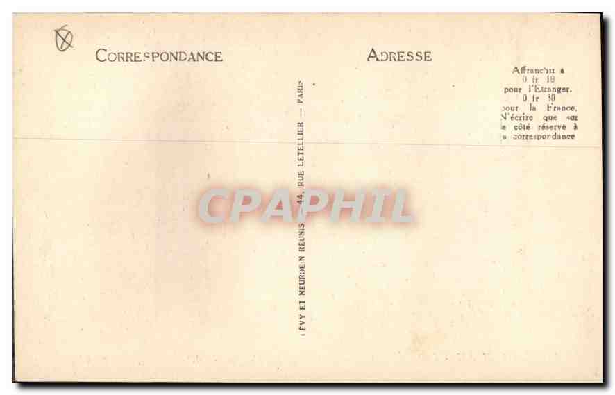 CPA Marseille Le Quai du Port et Rue de la Republique  — Rückseite