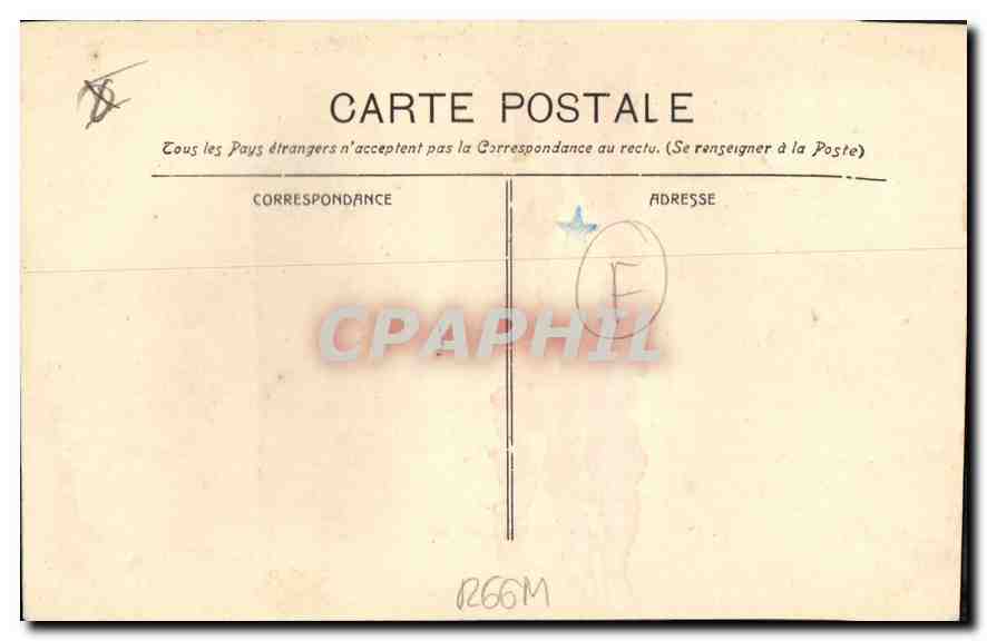 CPA Marseille La Rue de la Republique  — Rückseite