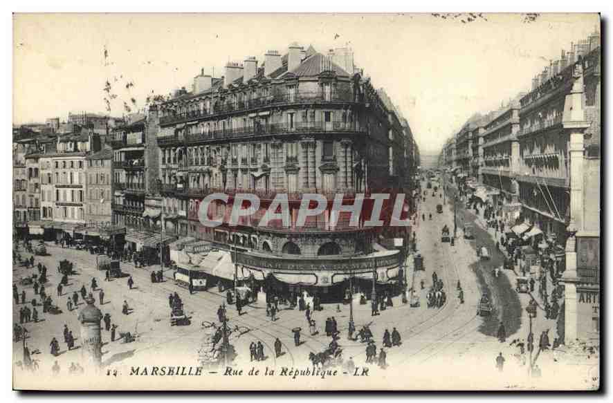 CPA Marseille Rue de la Republique 