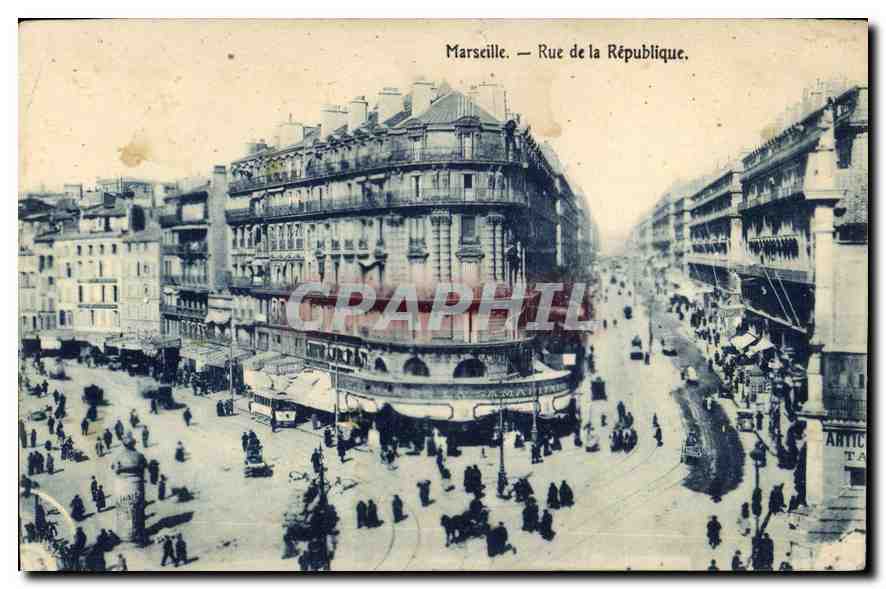 CPA Marseille Rue de la Republique 