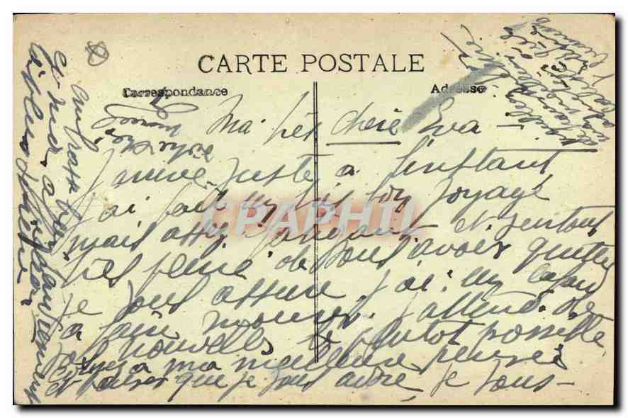 CPA Marseille Rue de la Republique  — Verso