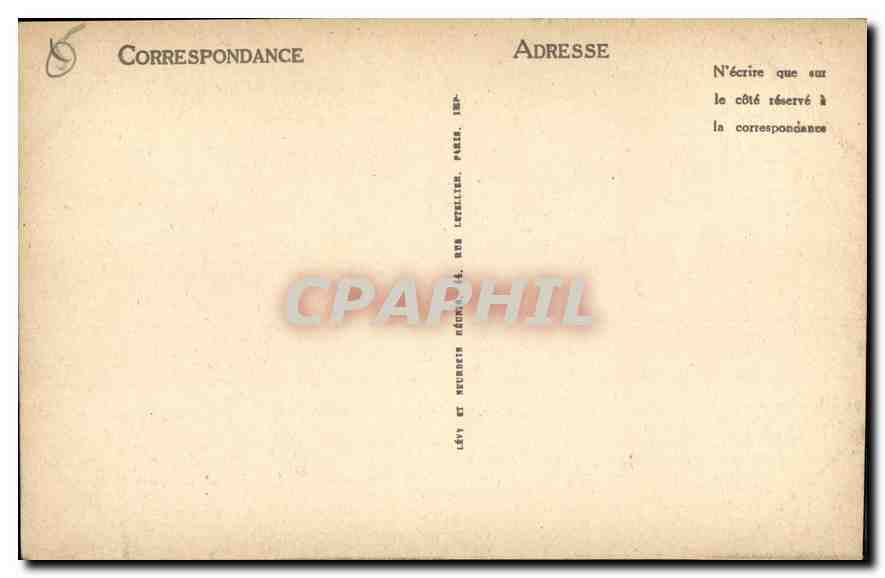 CPA Marseille La Rue de la Republique  — Verso