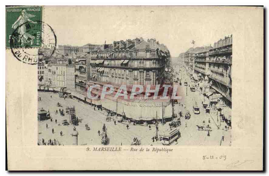 CPA Marseille Rue de la Republique 
