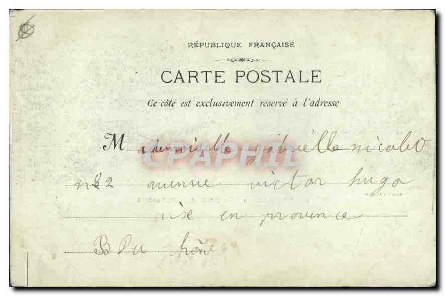 CPA Marseille Rue de la Republique  — Rückseite