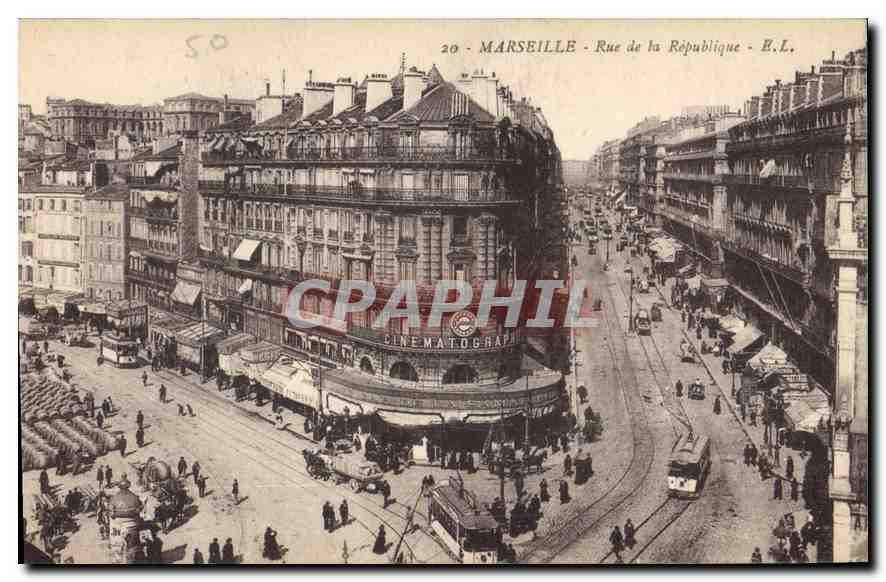 CPA Marseille Rue de la Republique 