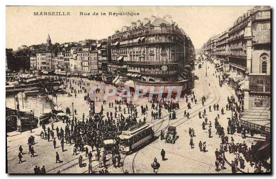 CPA Marseille Rue de la Republique 