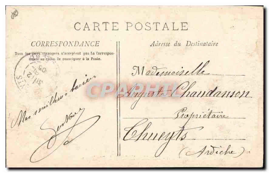 Marseille — Rue de la République — Phototyp E. Lacour — Verso