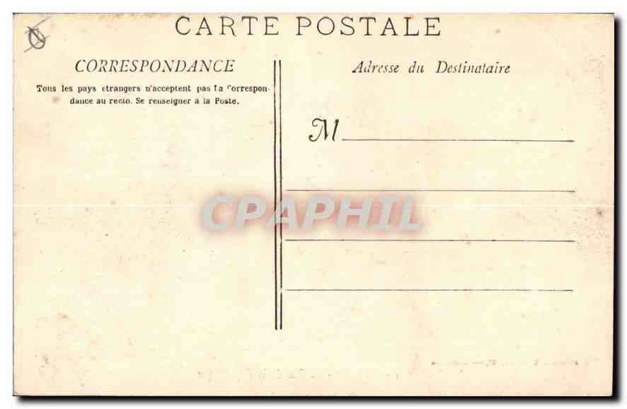 CPA Marseille la rue de la Republique  — Verso