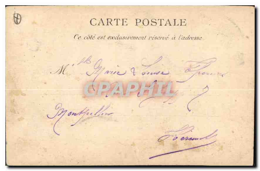 CPA Marseille rue de la Republique  — Verso