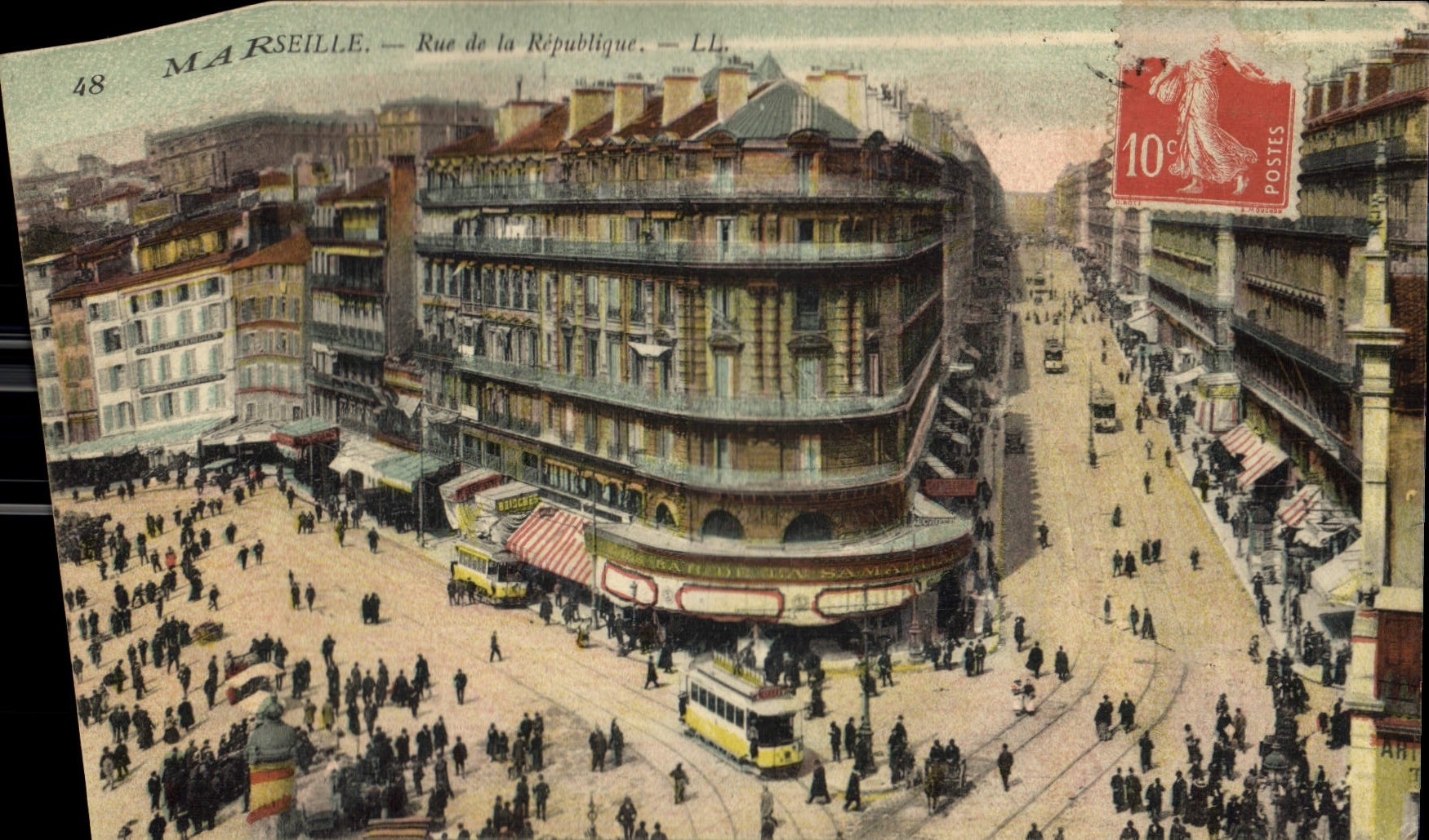 CPA Marseille rue de la Republique 