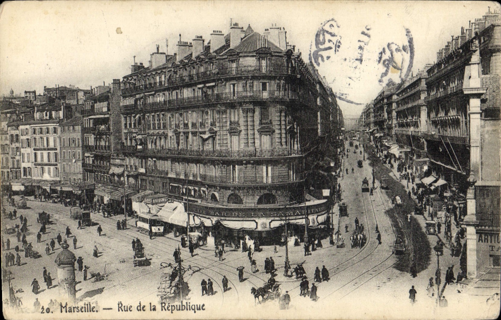 CPA Marseille rue de la Republique 