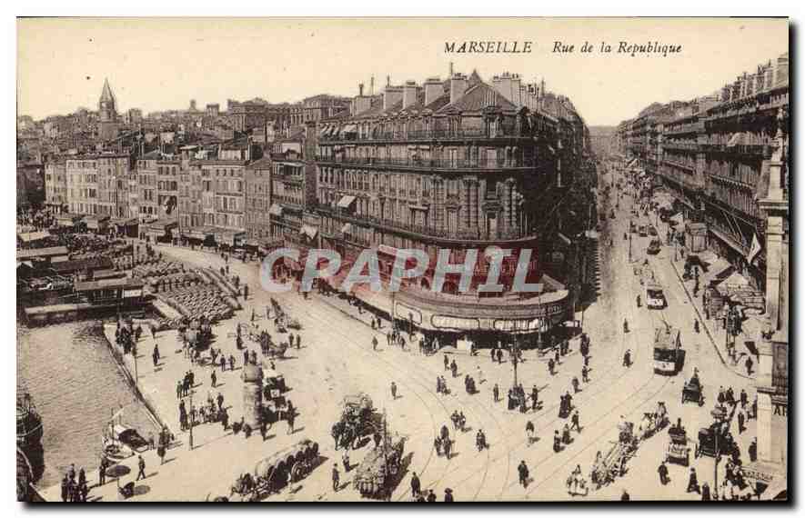 CPA Marseille rue de la Republique 