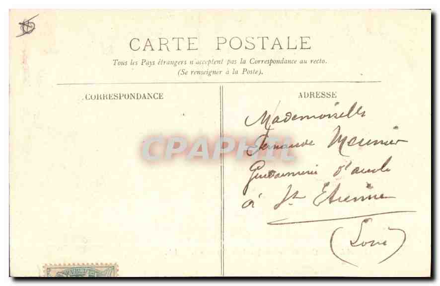 Marseille — Quai du Port et Rue de la République — LL. — Verso