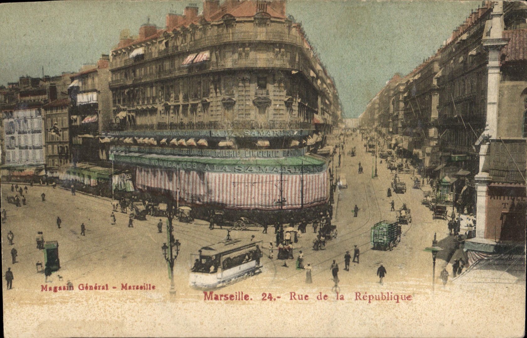 CPA Marseille rue de la Republique 