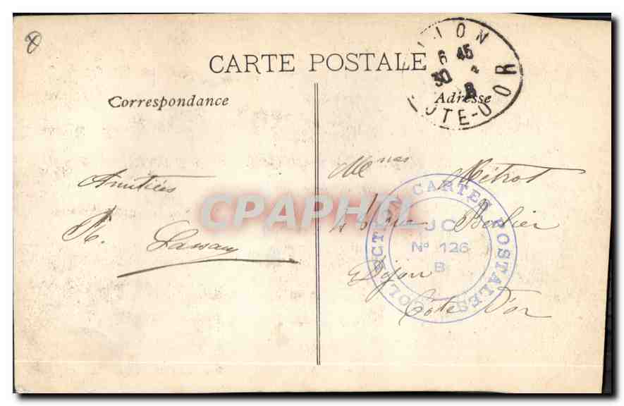 CPA Marseille rue de la Republique  — Rückseite