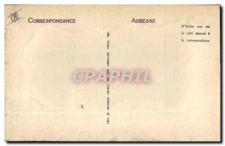 CPA Marseille la rue de la Republique  — Verso
