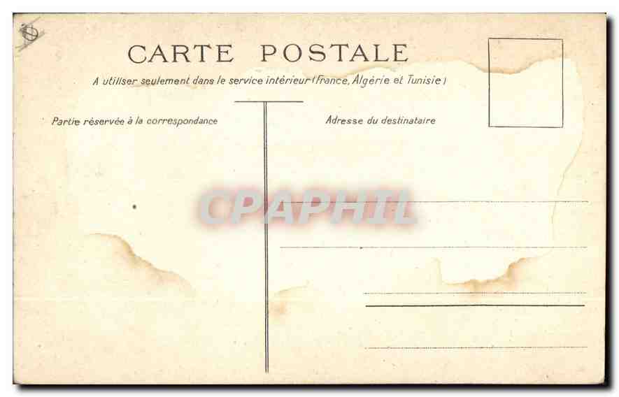 CPA Marseille la rue de la Republique  — Verso