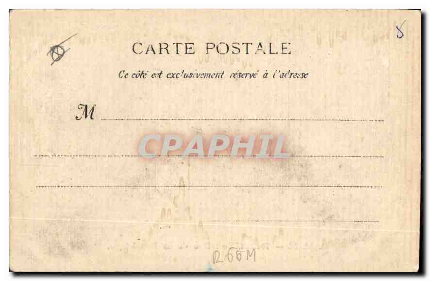 CPA Marseille rue de la Republique  — Verso