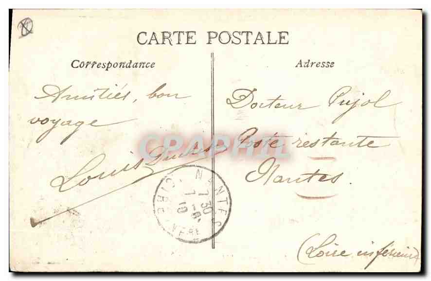 CPA Marseille rue de la Republique  — Verso