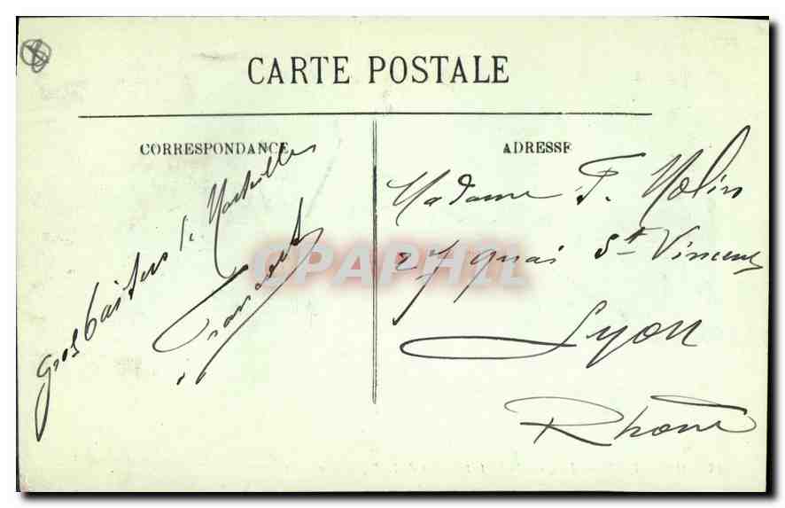 Marseille — Le Quai du Port et la Rue de la République — LL. n°48 — Verso