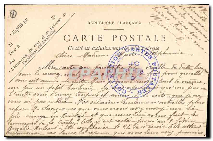 CPA Marseille rue de la Republique  — Verso