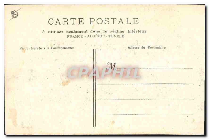 CPA Marseille la rue de la Republique  — Verso
