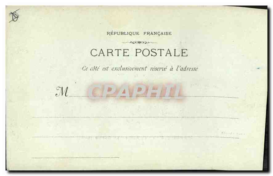 CPA Marseille la rue de la Republique  — Verso
