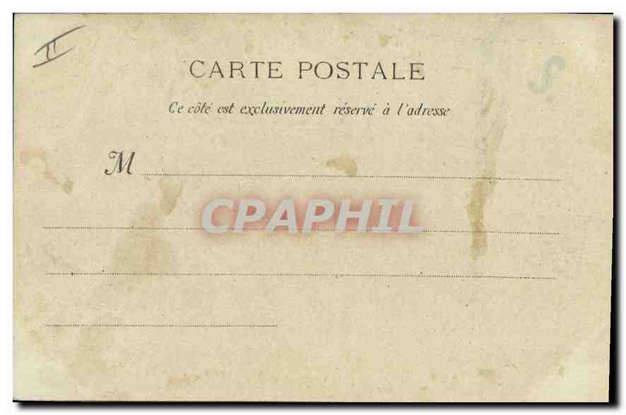 CPA Marseille rue de la Republique  — Verso