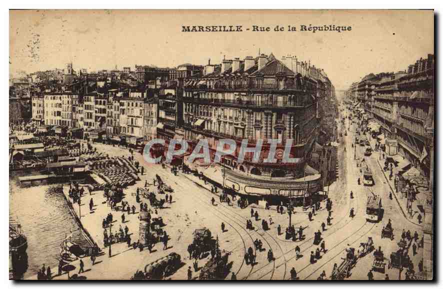 CPA Marseille rue de la Republique 