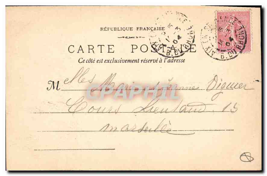 Aix-en-Provence - 84 - La Cathédrale — E. Jaussaud Editeur — Rückseite