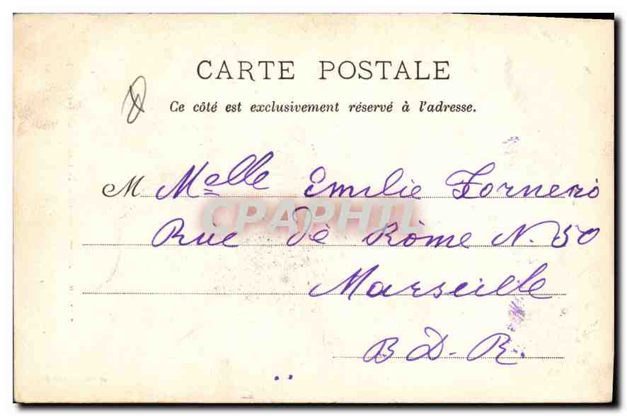 CPA Aix en Provence Portail de la Cathedrale XV siecle  — Rückseite