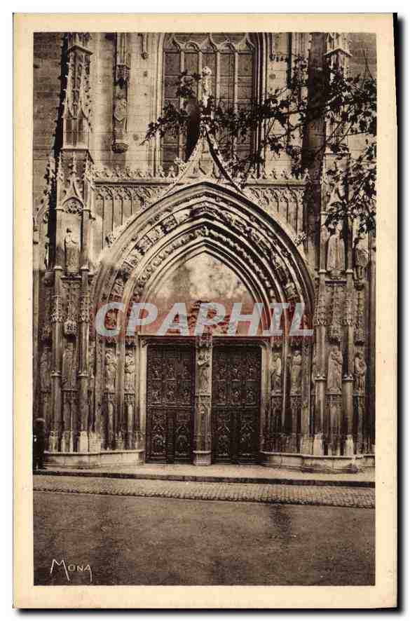 Aix-en-Provence — Portail de la Cathédrale Saint-Sauveur — Éditeur Mona, n° SE 103
