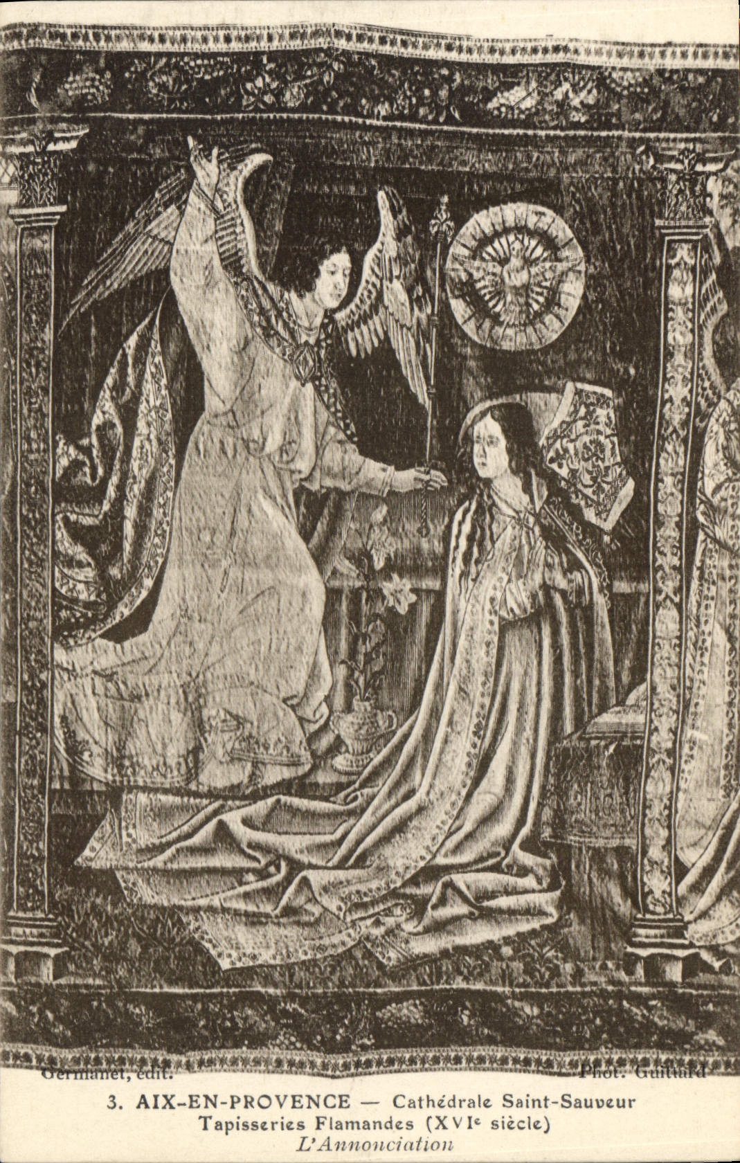 Aix-en-Provence — Kathedrale Saint-Sauveur — Flämische Teppiche (16. Jahrhundert) — Die Verkündigung — Germanet, Verlag