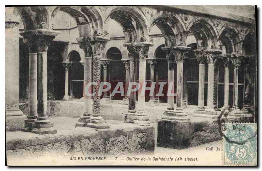 CPA Aix en Provence Cloitre de la Cathedrale XI siecle 