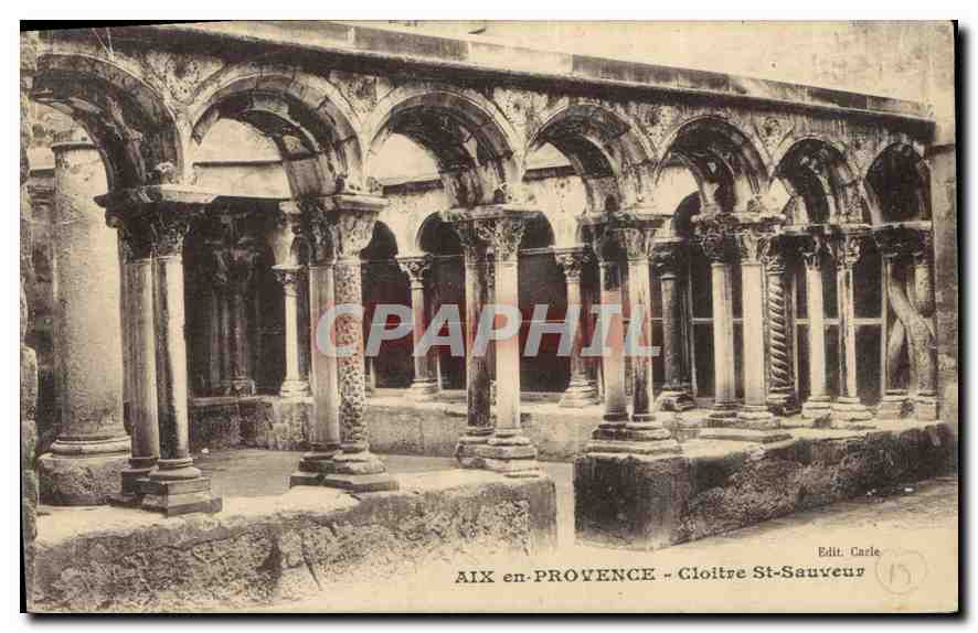 AIX-en-PROVENCE - Cloître St-Sauveur — Édit. Carle, n°15