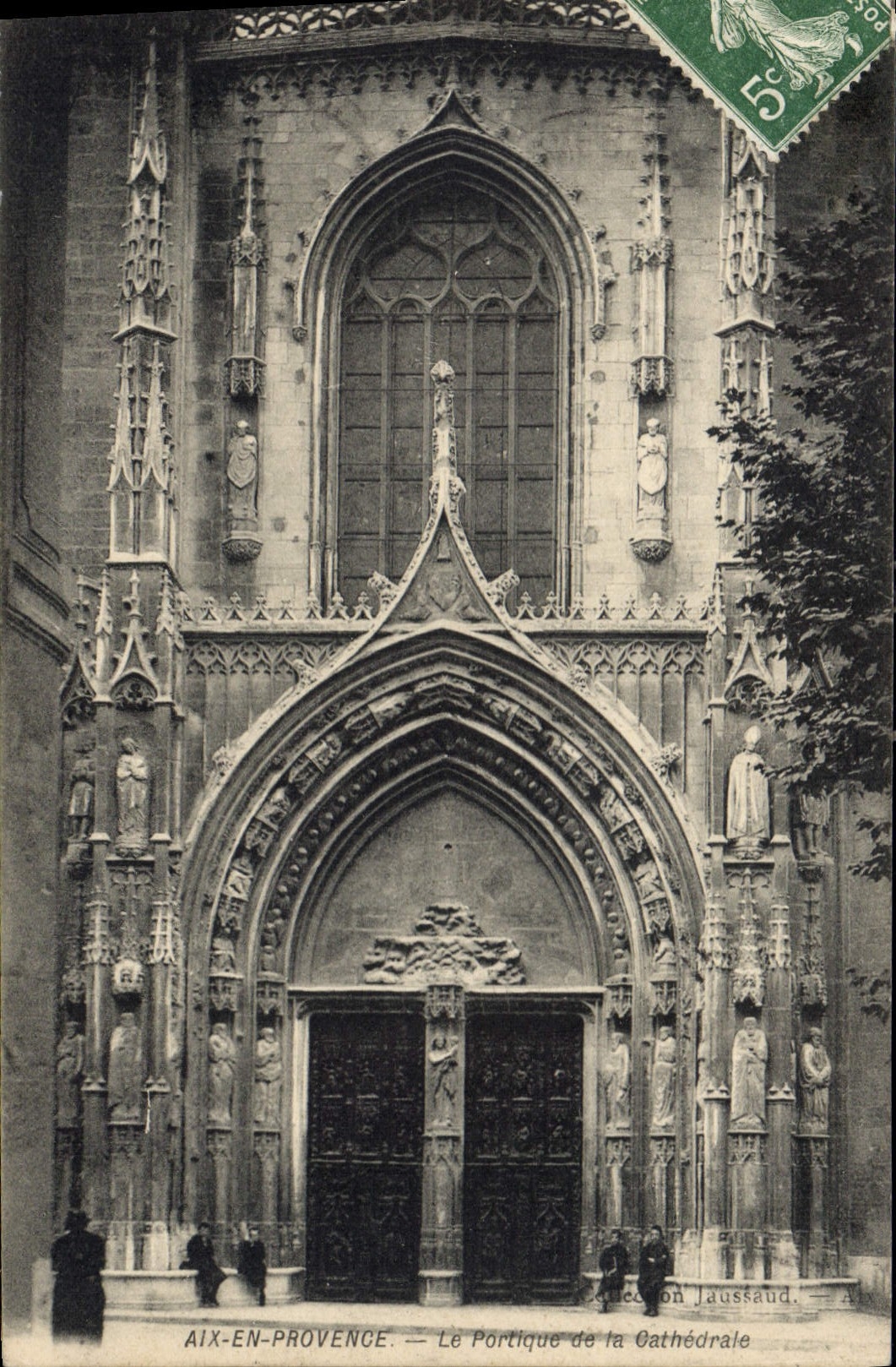 AIX-EN-PROVENCE — Le Portique de la Cathédrale — Collection Jaussaud