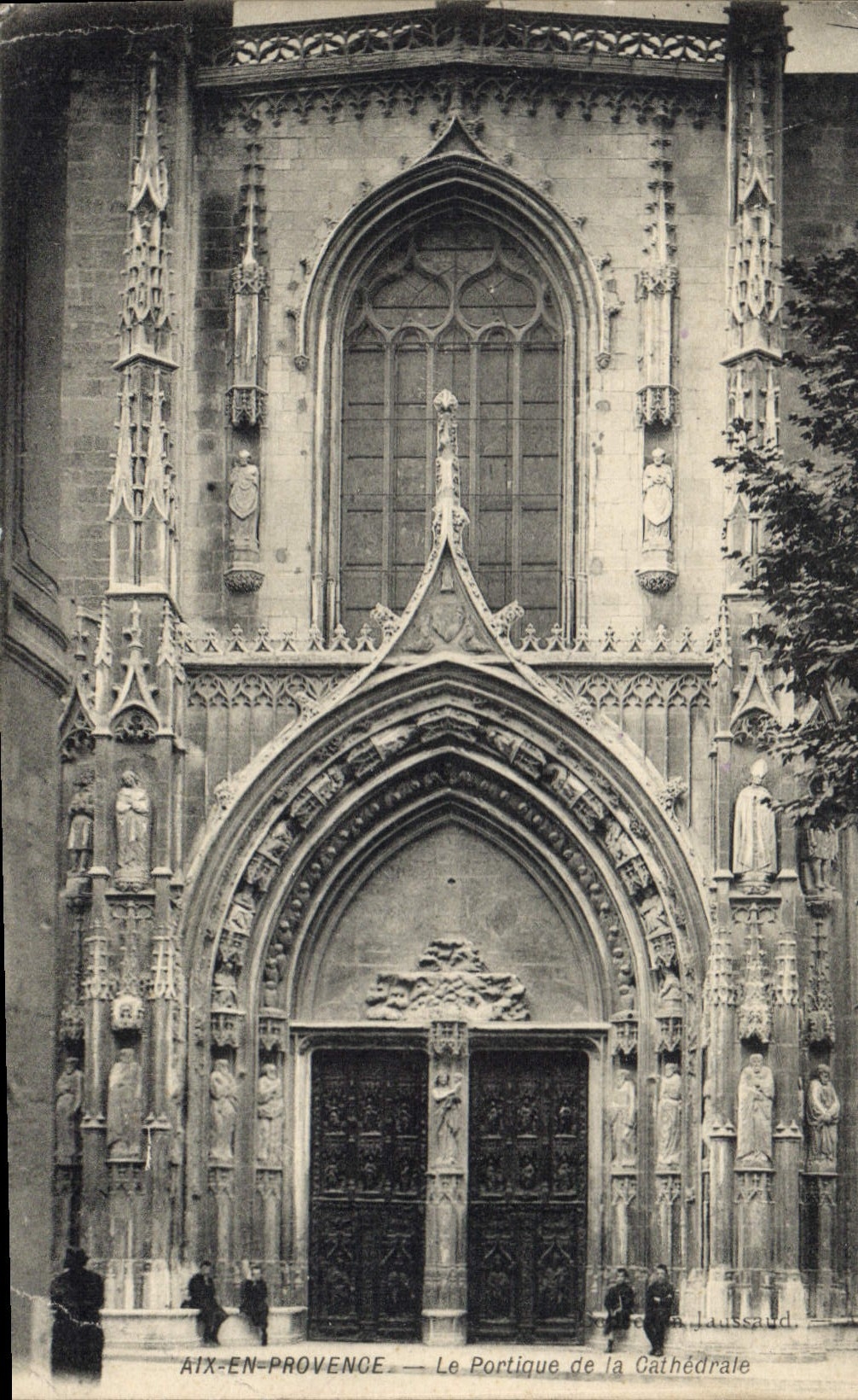 AIX-EN-PROVENCE — Le Portique de la Cathédrale — Éditeur R. Jaussaud