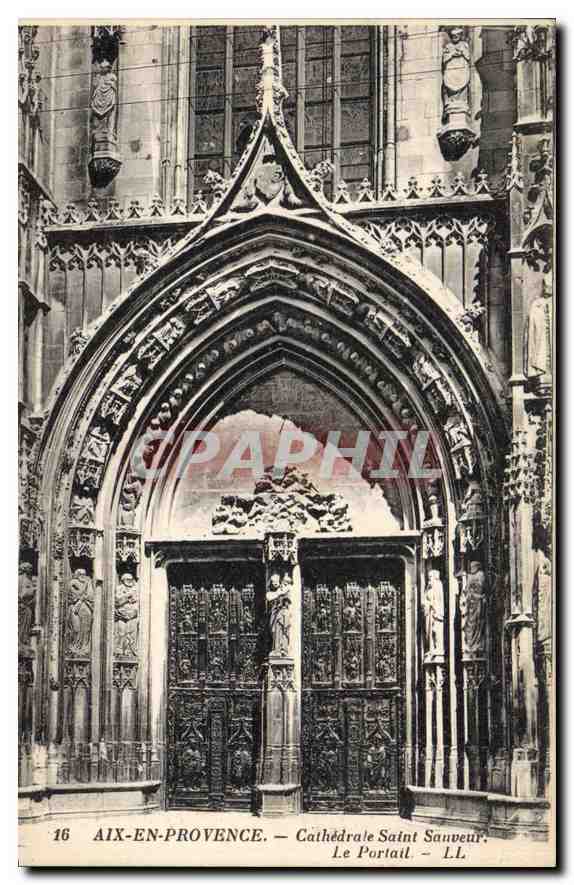 Aix-en-Provence — Cathédrale Saint-Sauveur — Le Portail — LL