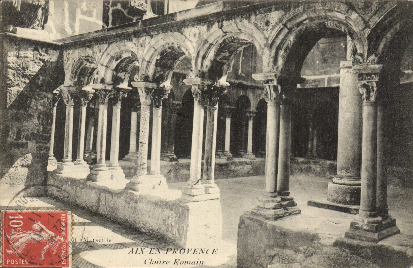 Aix-en-Provence — Cloître Romain — éditeur Marseille