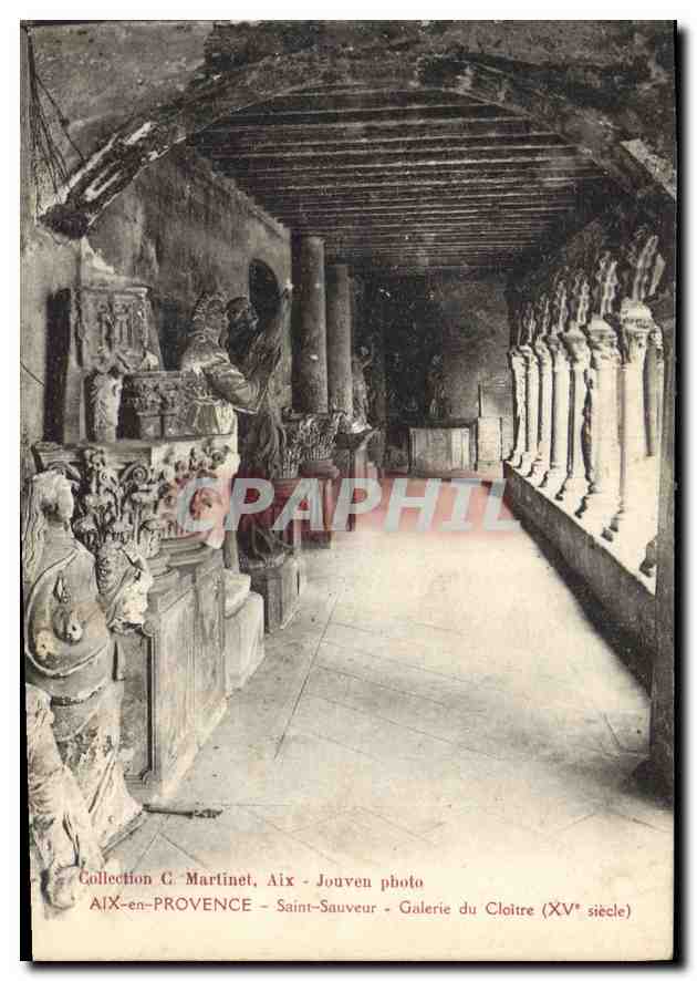 Aix-en-Provence - Saint-Sauveur - Galerie du Cloître (XVe siècle) — Collection G. Martinet, Aix - Jouven photo