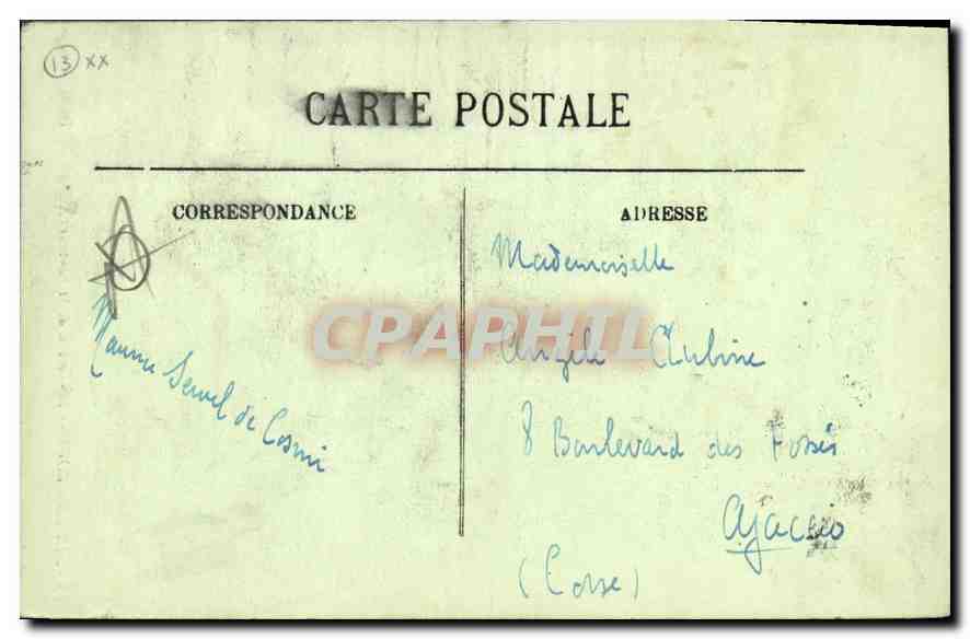 Aix-en-Provence — Portail de St-Sauveur (XVe siècle) — Détail. — L.L. — Rückseite